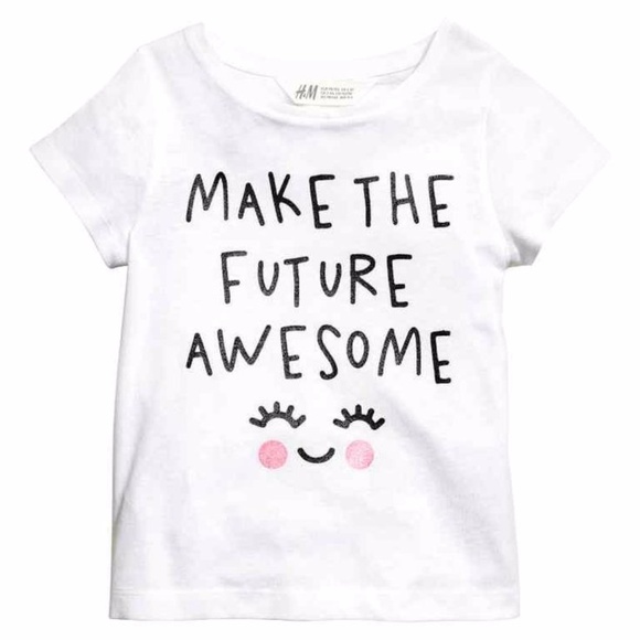 h&m t shirts girls